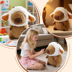 Plupiapio Capybara plush avocado hat sparks creative scenes and giggles.