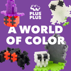 PLUS PLUS 3D stack build demonstrates depth and volume in creative construction