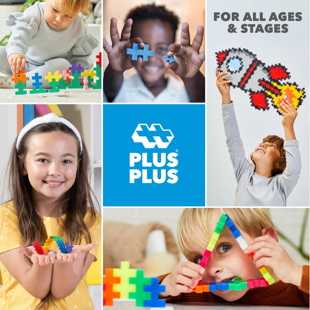 PLUS PLUS ideal for ages 5-12 in classroom or home projects