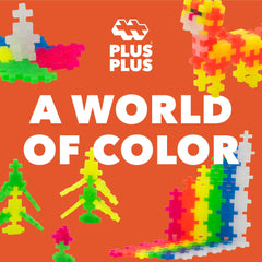 PLUS PLUS Ages 5-12 with safe materials supports creative play experiences.