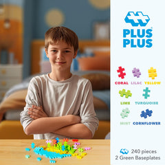 PLUS PLUS baseplate supports stable builds and 3D creativity.