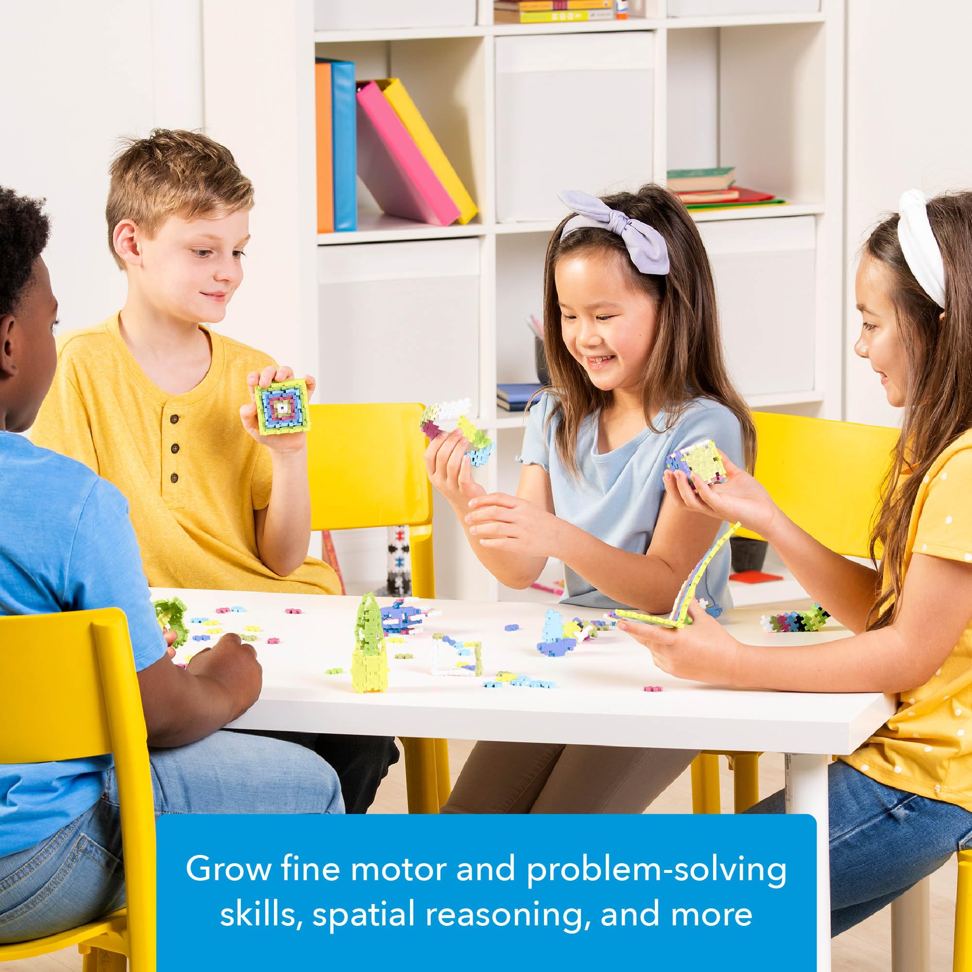 PLUS PLUS BPA-free and phthalate-free material for safe play
