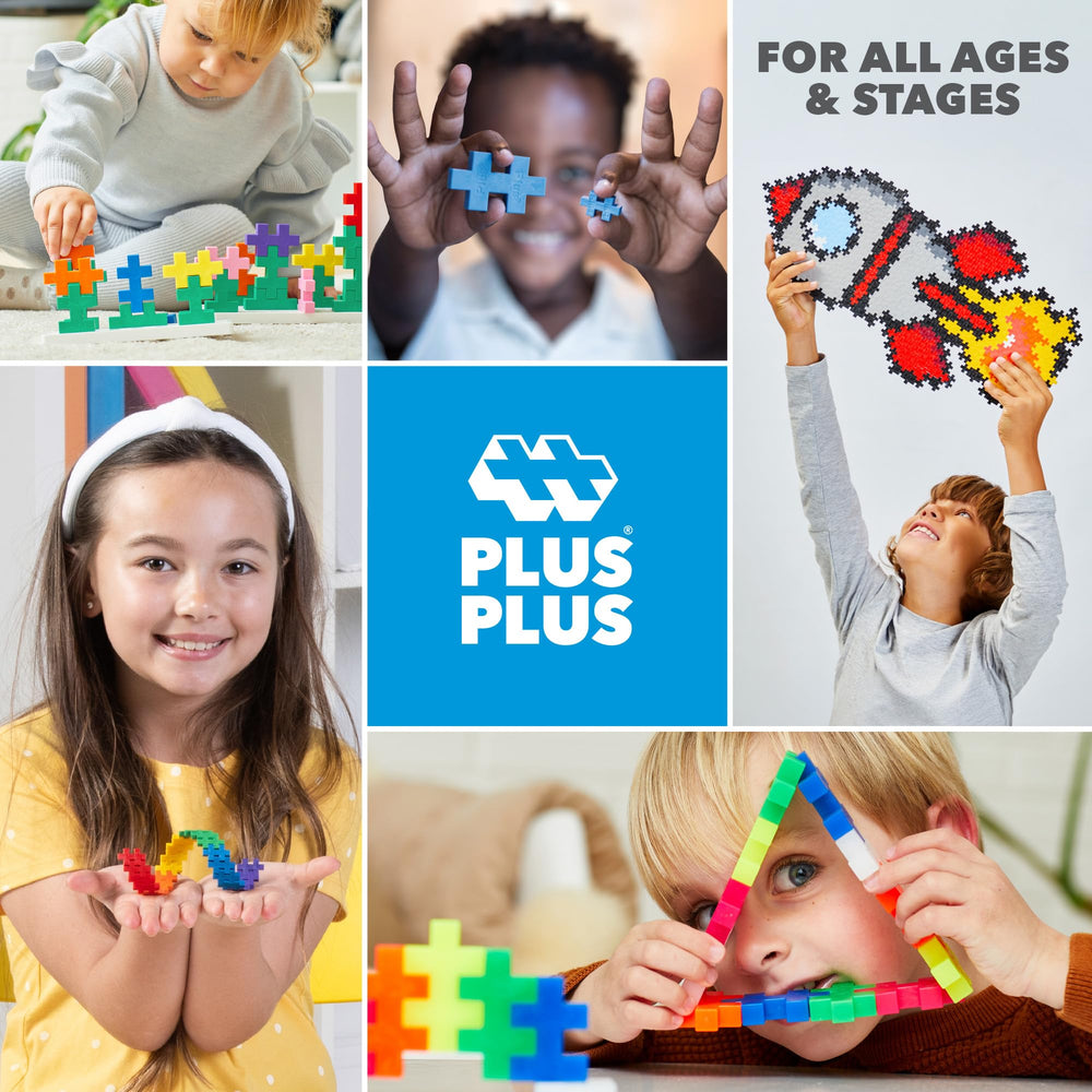 PLUS PLUS BPA-free plastic ensures safe, durable play