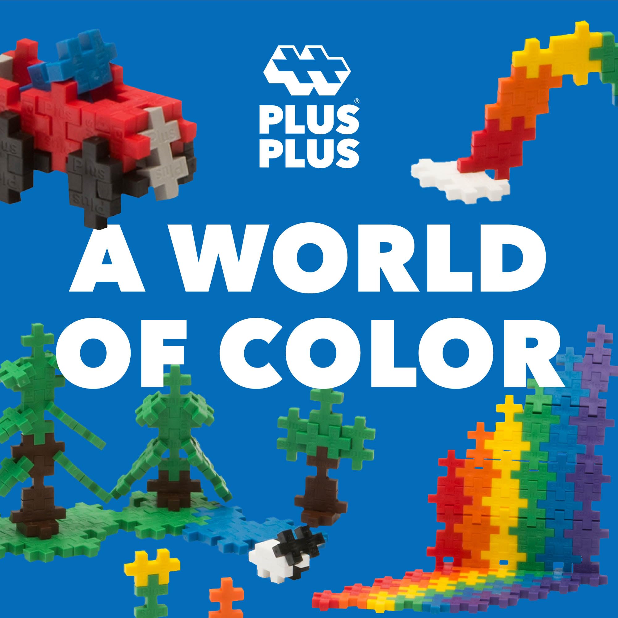 PLUS PLUS Building Idea Guide included to spark new projects.