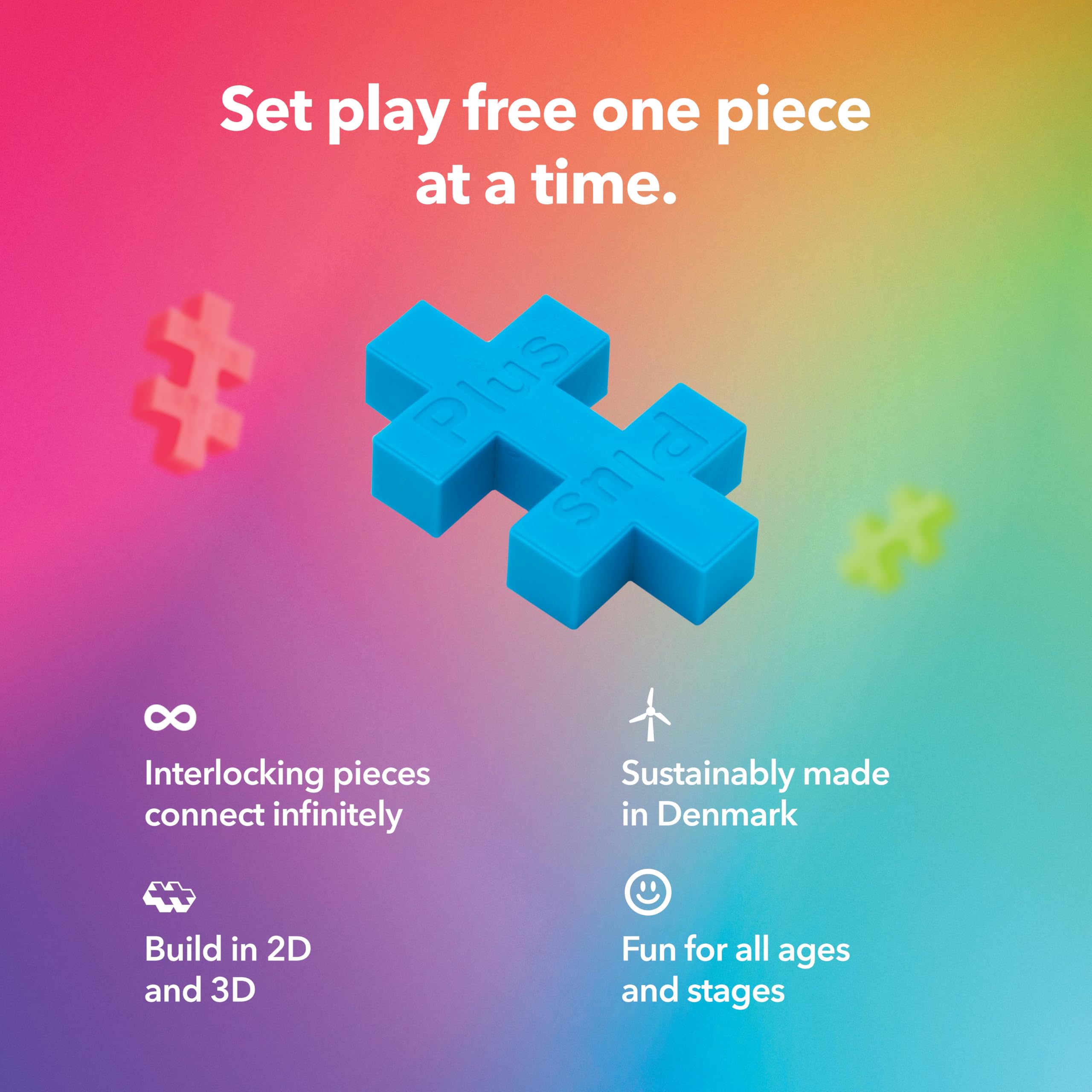 PLUS PLUS on-the-go play supports learning anywhere and promotes focus.