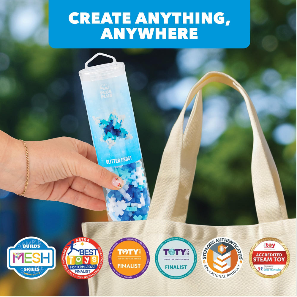 PLUS PLUS Montessori-inspired stem play supports hands-on learning