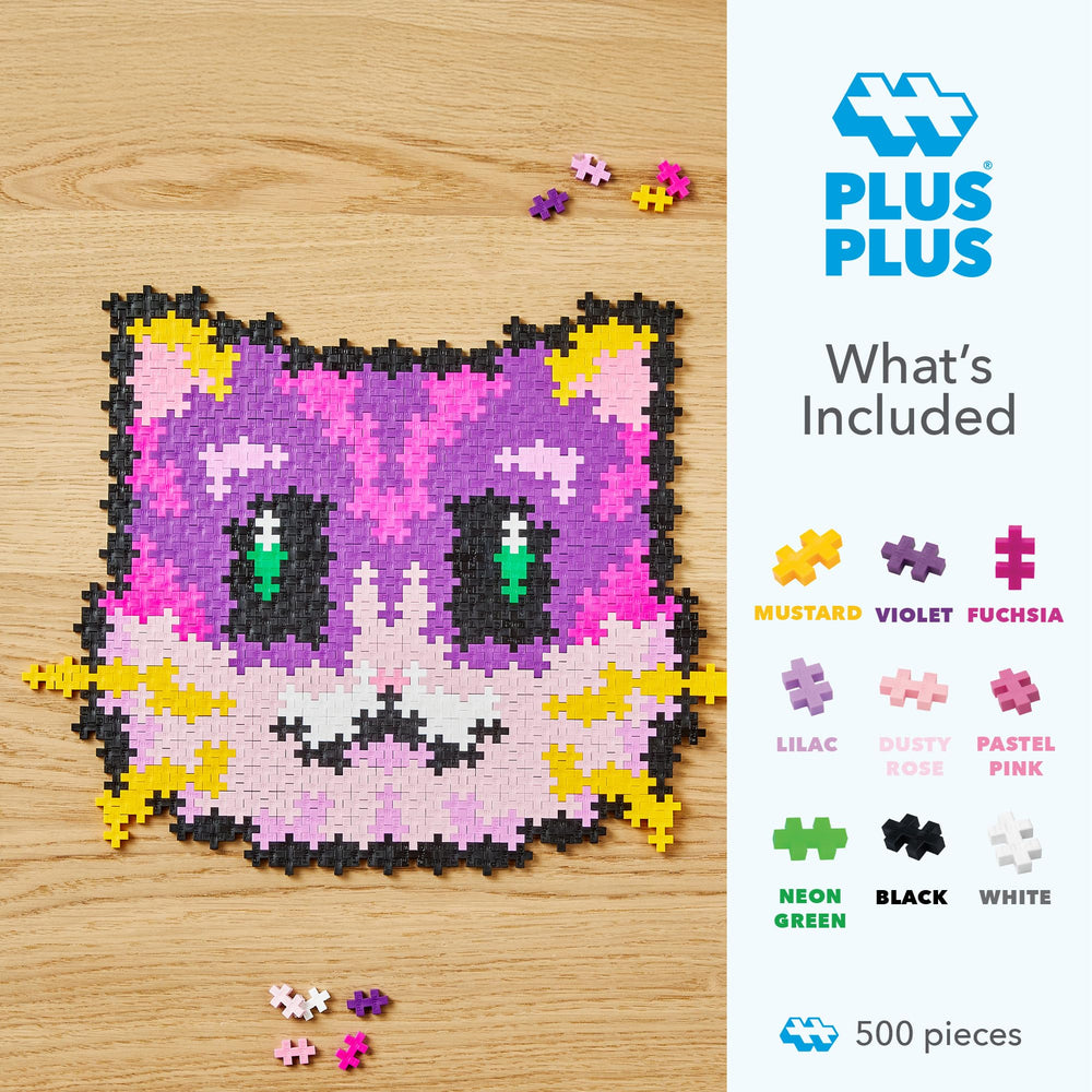 Plus Plus Puzzle by Number 3D pixel art build encourages creativity without glue
