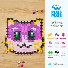 Plus Plus Puzzle by Number 3D pixel art build encourages creativity without glue