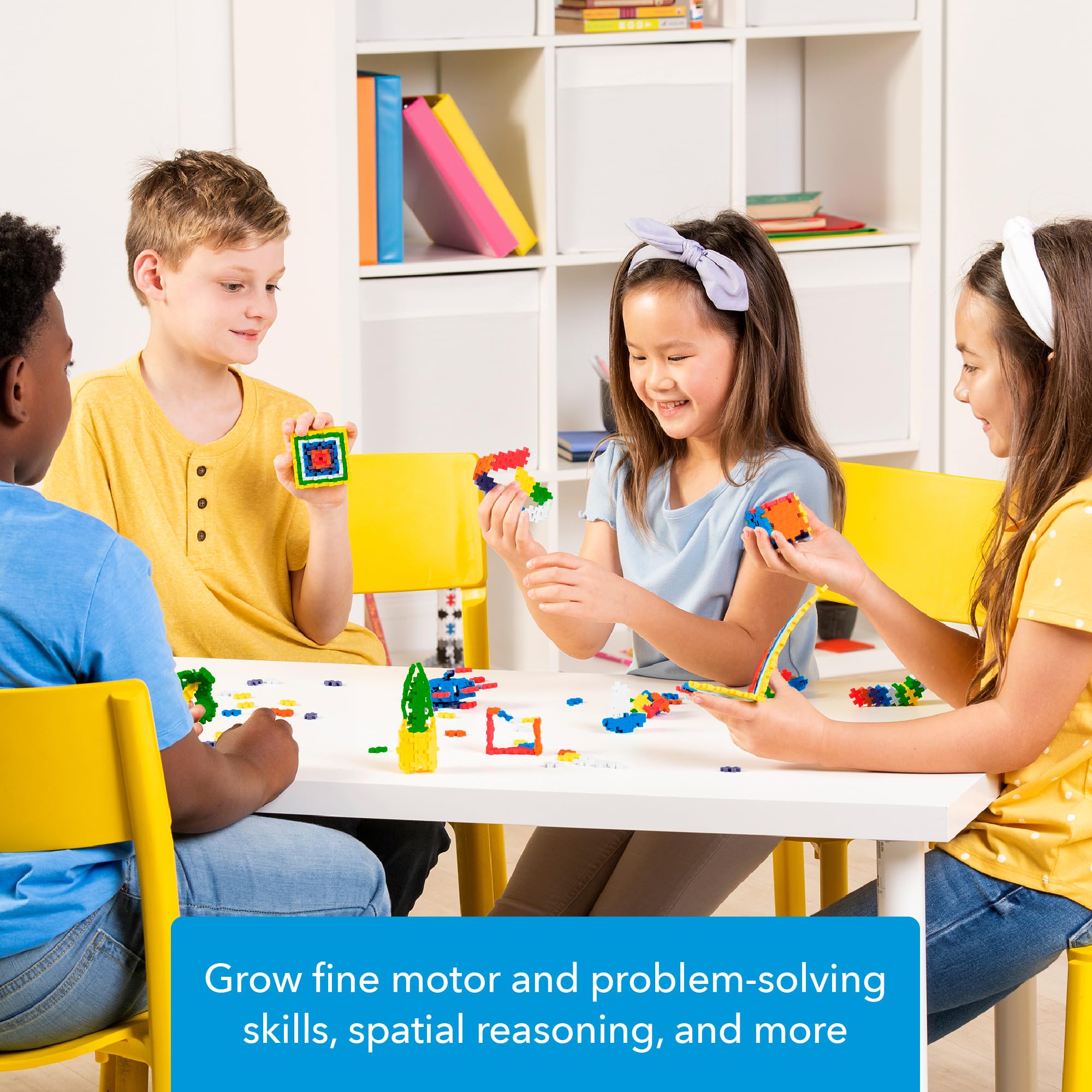 PLUS PLUS STEM toy supports hands-on exploration and fine motor skill development.