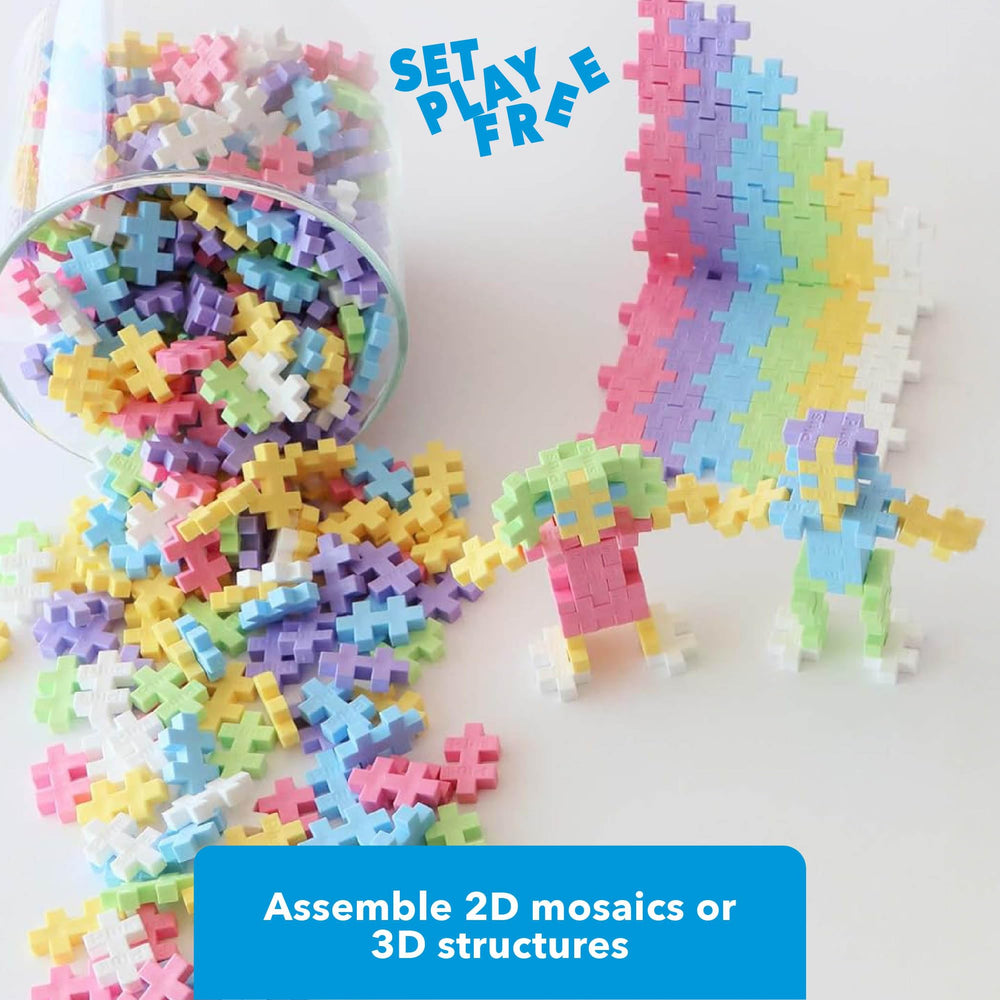 PLUS PLUS travel-friendly design suitable for trips and classrooms