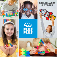 PLUS PLUS travel-friendly tube brings screen-free creativity on the go.