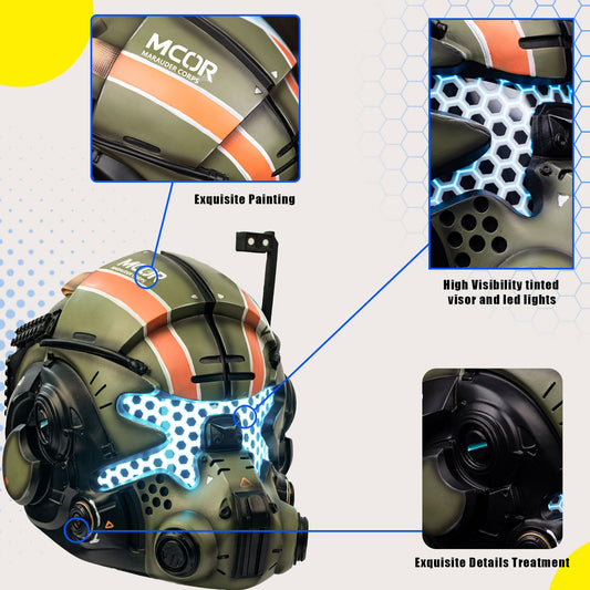 Pluscraft J Cooper helmet comfort padding for long wear.