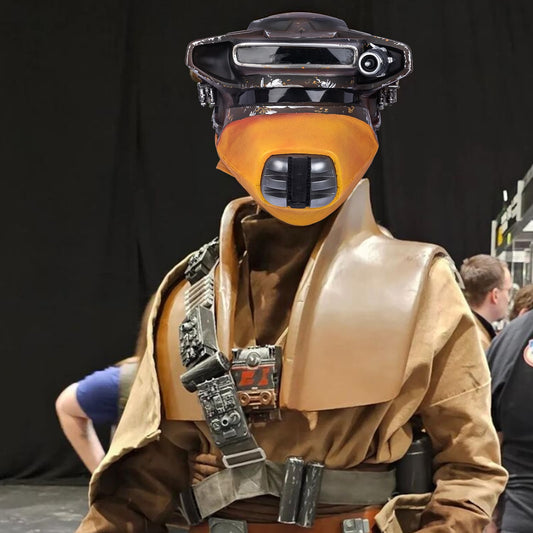Pluscraft Leia Boushh Helmet movie-accurate design for standout Star Wars cosplay