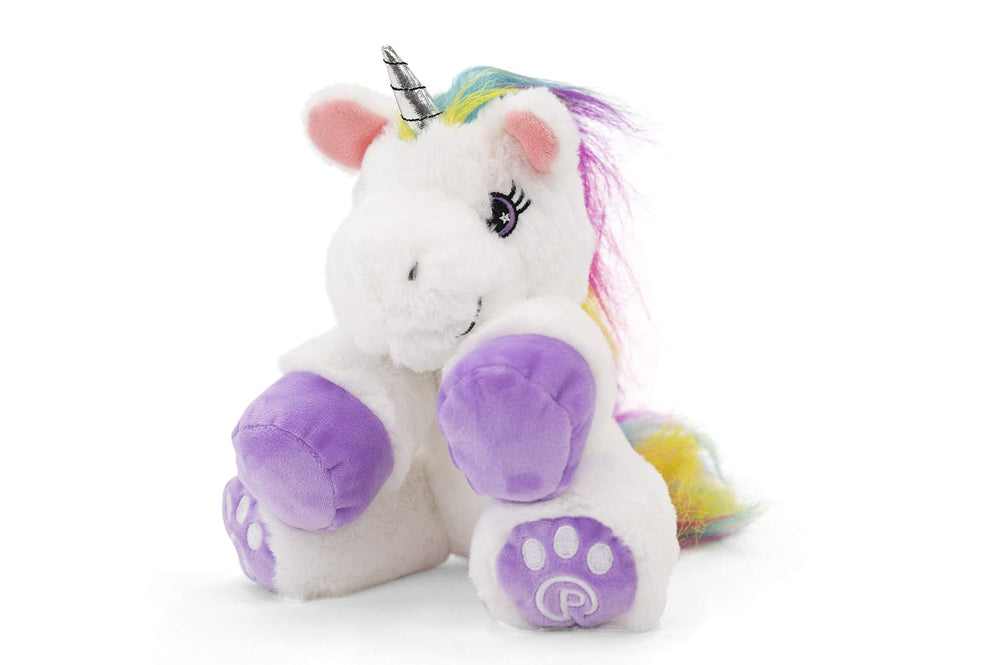 Plushible Poppy unicorn plush with durable stitching for all ages