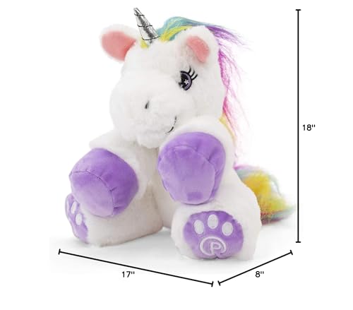 Plushible Poppy unicorn plush makes a great gift for kids