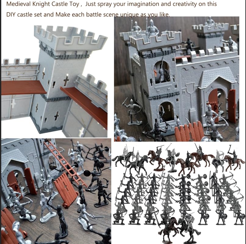 Plustopoy eight horses add lifelike cavalry action.