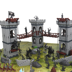 Plustopoy dragons enrich fantasy siege scenes and dramatic display.