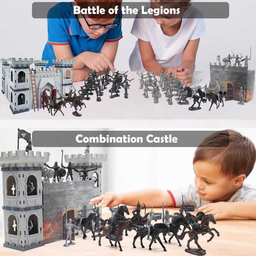 Plustopoy flags, stones, and ladder for authentic battlefield layouts.