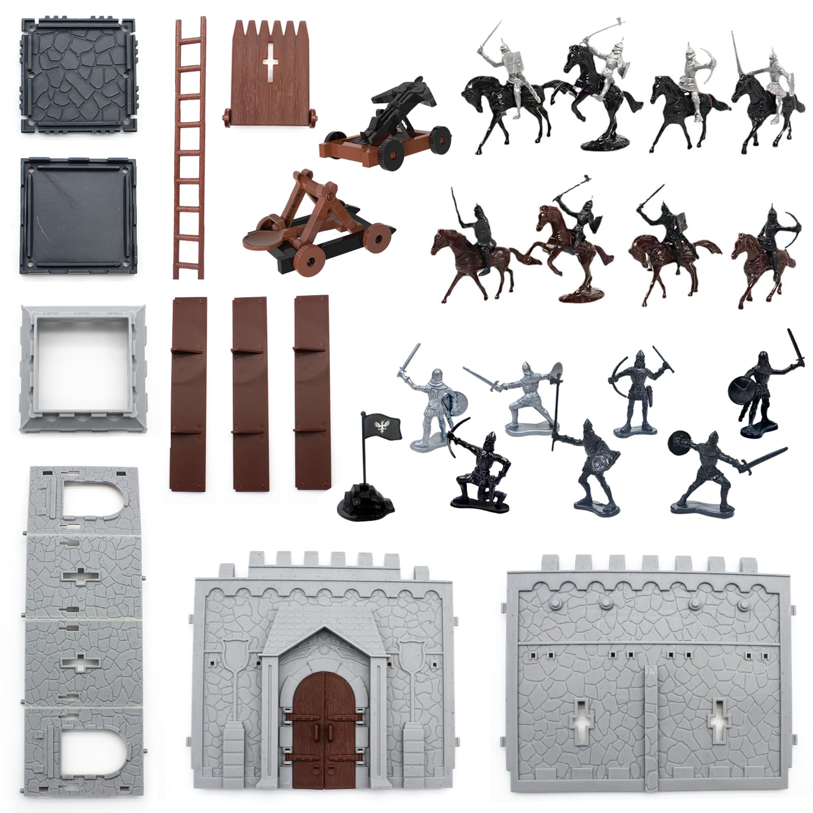 Plustopoy eight knights figures inspire heroic role-play and teamwork.