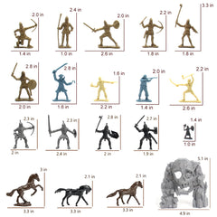 Plustopoy horses and cavalry figures for dynamic battle storytelling