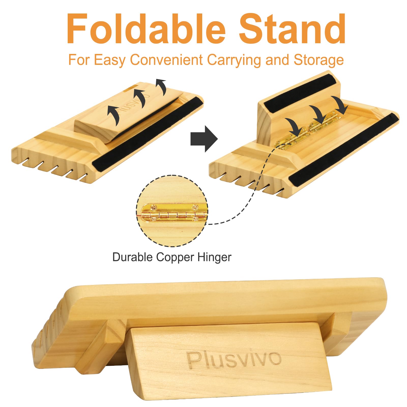 Plusvivo card holders with five slots provide clear visibility for quick choices.