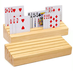 Plusvivo two-pack card holders, front view for easier hands-free play