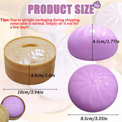 PMDYBY Giant Dumpling Squishy uses safe TPR material for gentle slow rebounds