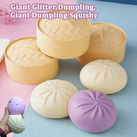 PMDYBY purple dumpling close-up highlighting soft folds for satisfying squeezes
