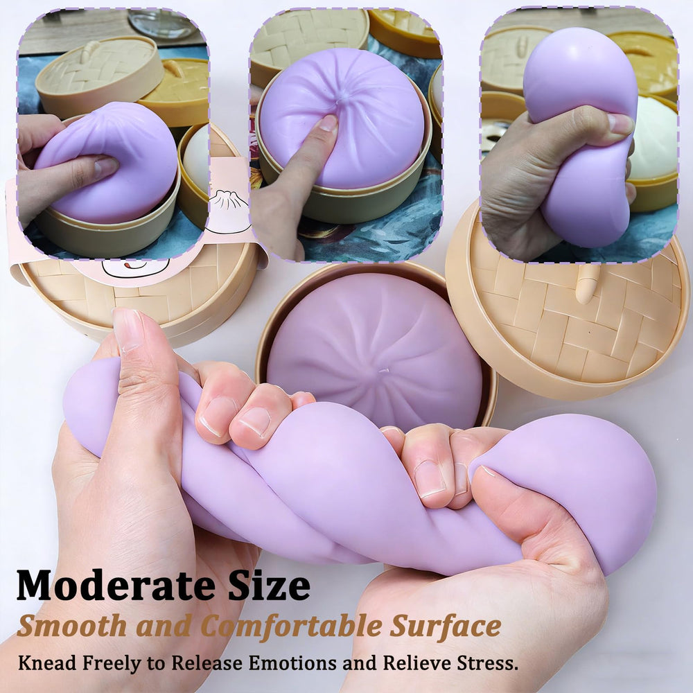 PMDYBY purple dumpling is a cute, gift-ready desk buddy and decor