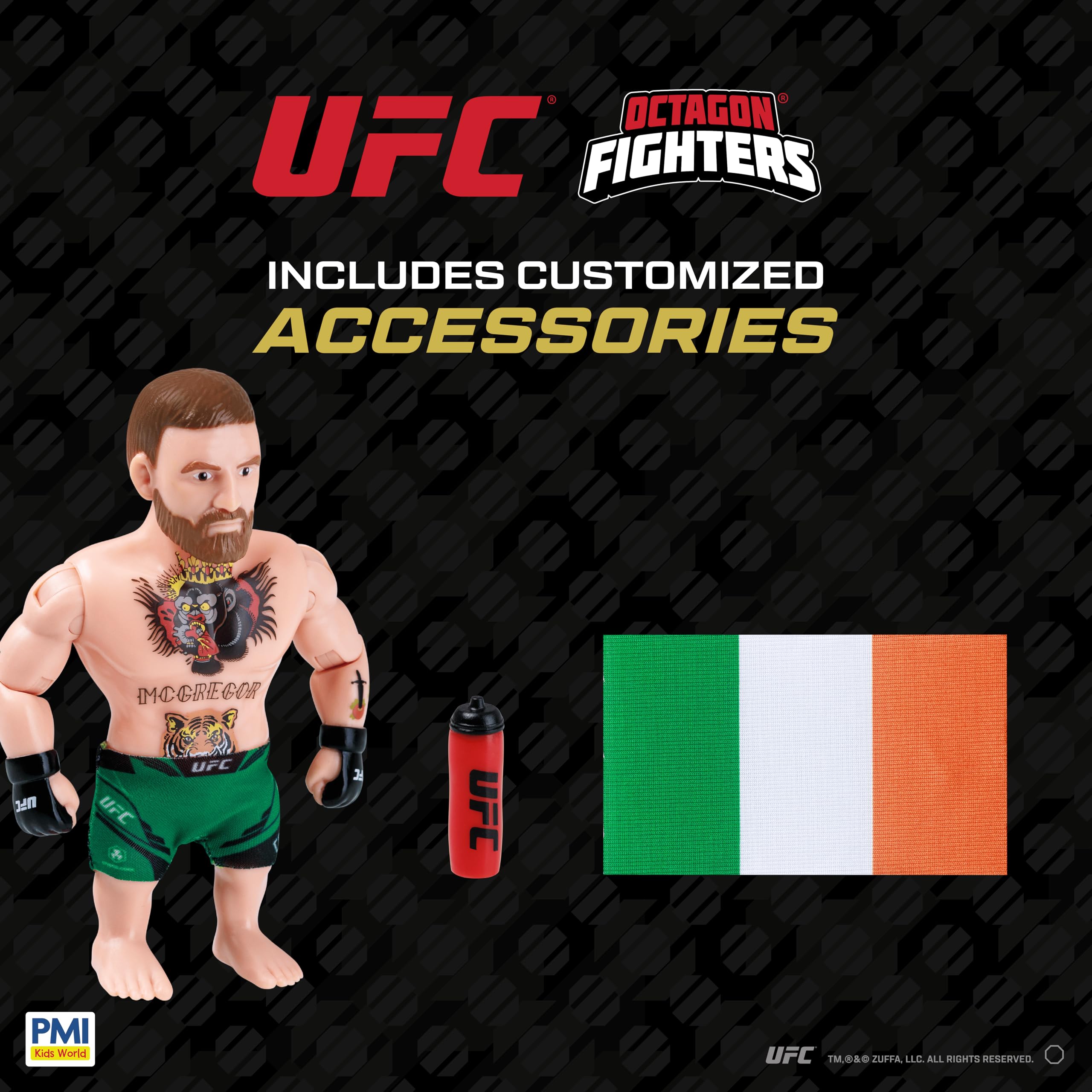 PMI Alex Pereira 4.5-inch figure with dynamic likeness.