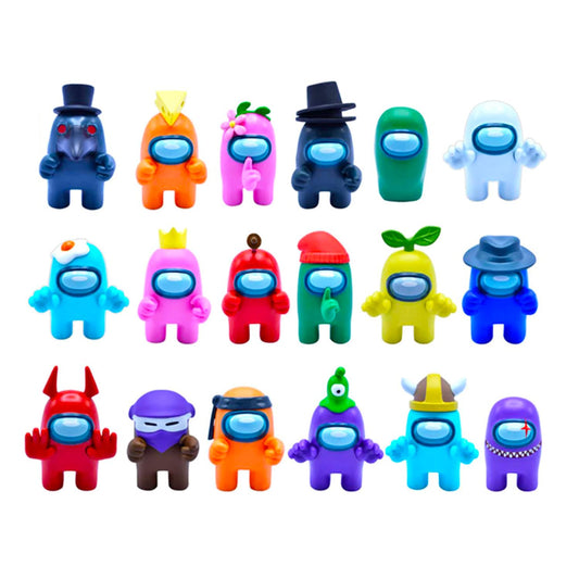 P.M.I. Among Us crewmate figurines highlight collectible play for kids.