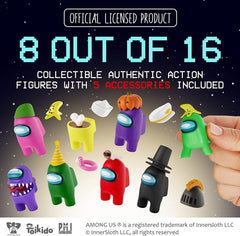 P.M.I. Among Us purple impostor figure adds a bold centerpiece for playtime.