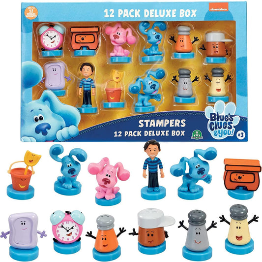 P.M.I. Blue's Clues blue-walking stamp for colorful journaling and crafts.