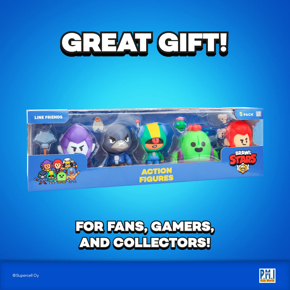 P.M.I. Display-ready Brawl Stars figure setup.