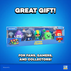 P.M.I. Display-ready Brawl Stars figure setup.
