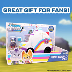 P.M.I. Creature Cases Mice Squad Van compact size fits small hands for easy play