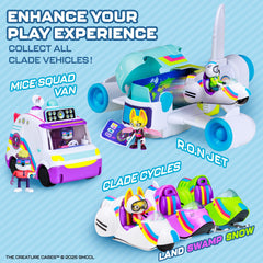 P.M.I. Creature Cases Mice Squad Van action-shot ready for vibrant play moments