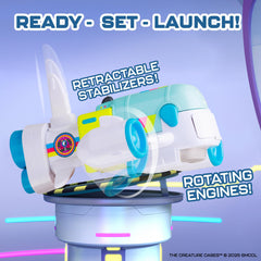 P.M.I. Creature Cases R.O.N. jet interior mission zone enables interactive storytelling.