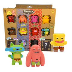 P.M.I. Fuggler Series 2 12-pack window box ready for display and collection.