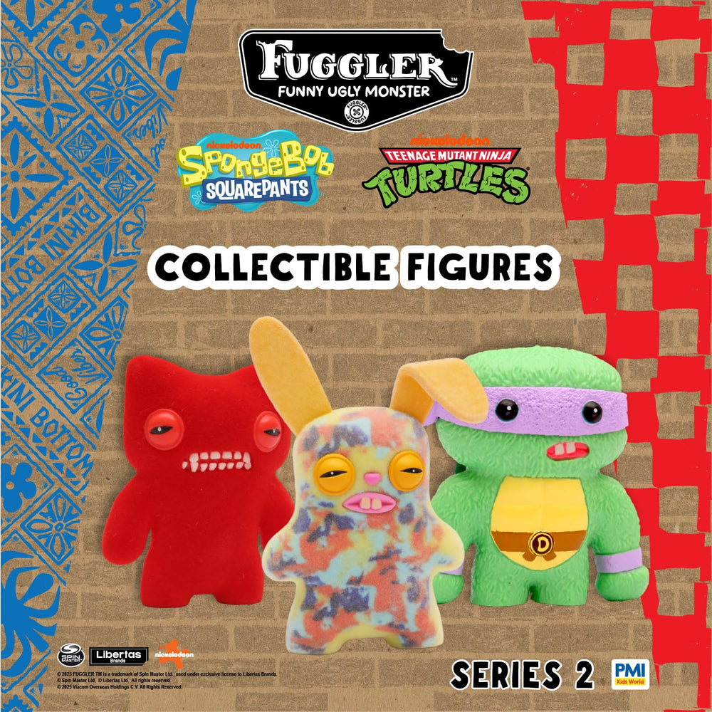 PMI Fuggler Series 2 collectible figures set with bold colors
