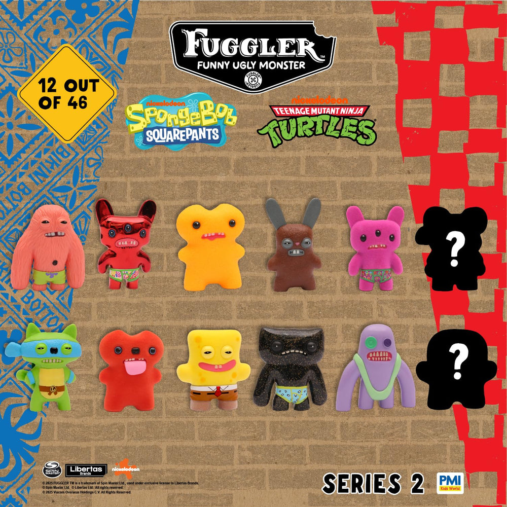 P.M.I. Fuggler Series 2 hidden chase figures add surprise element.