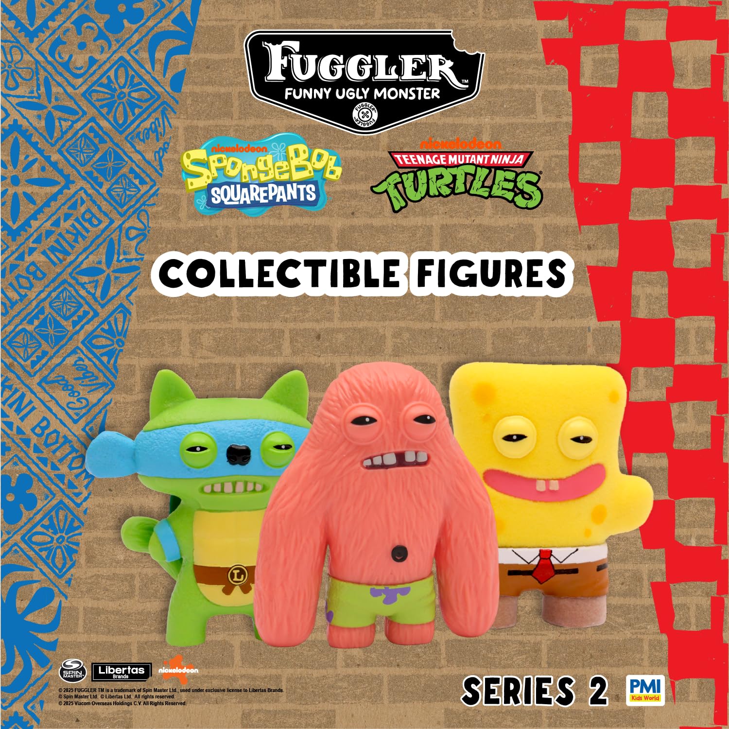 P.M.I. Fuggler Series 2 visible figures on a shelf display.