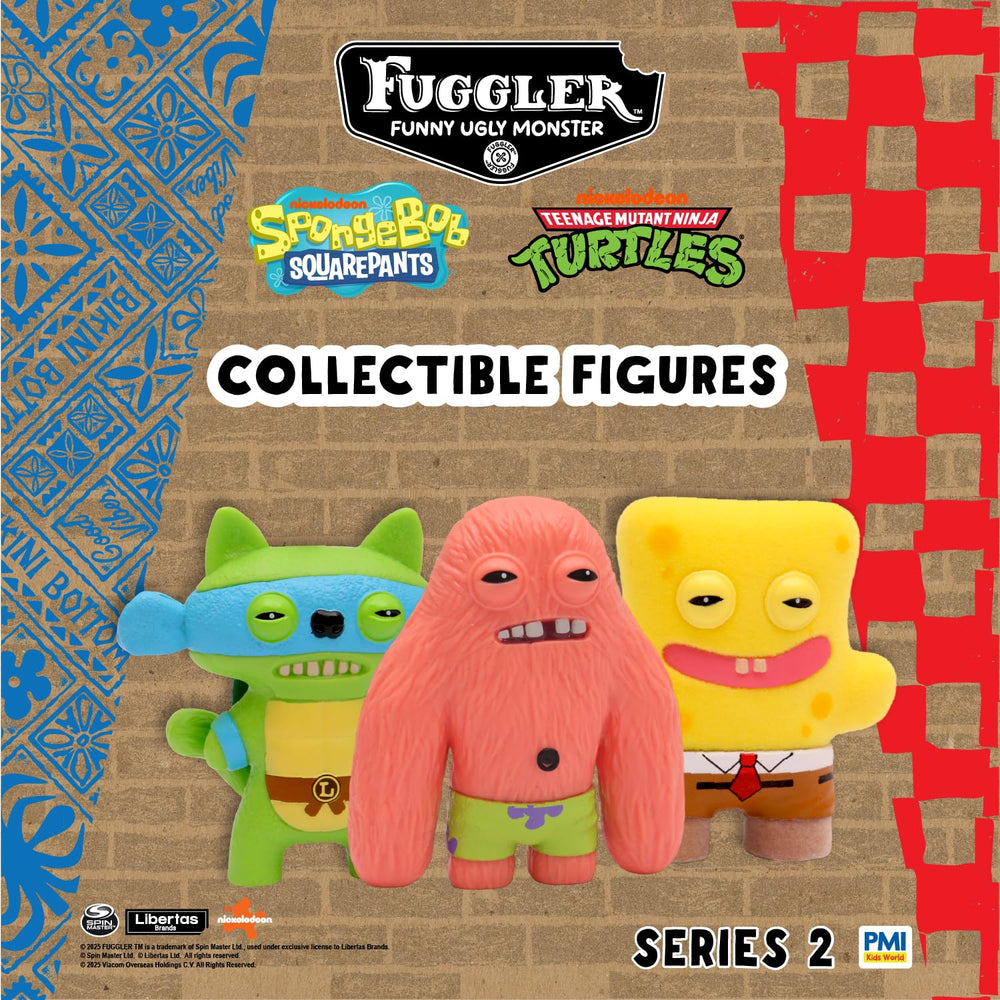 P.M.I. Fuggler Series 2 visible figures on a shelf display.