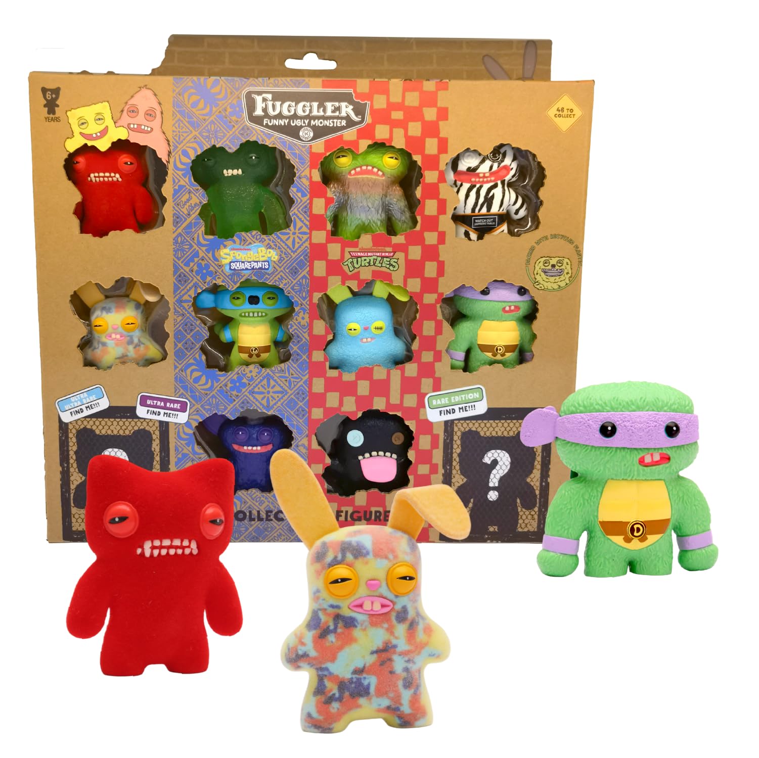 PMI Fuggler Series 2 window box display showing multiple figures