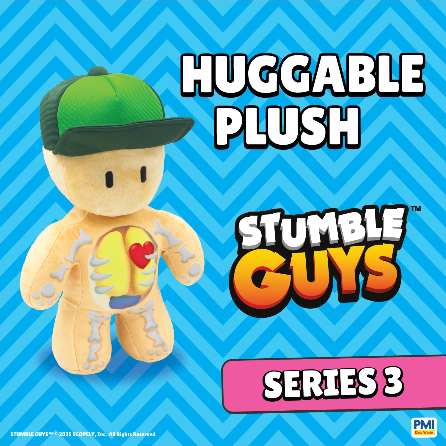 P.M.I. Stumble Guys Mr. Stumble hug pose, perfect cuddle buddy for game nights