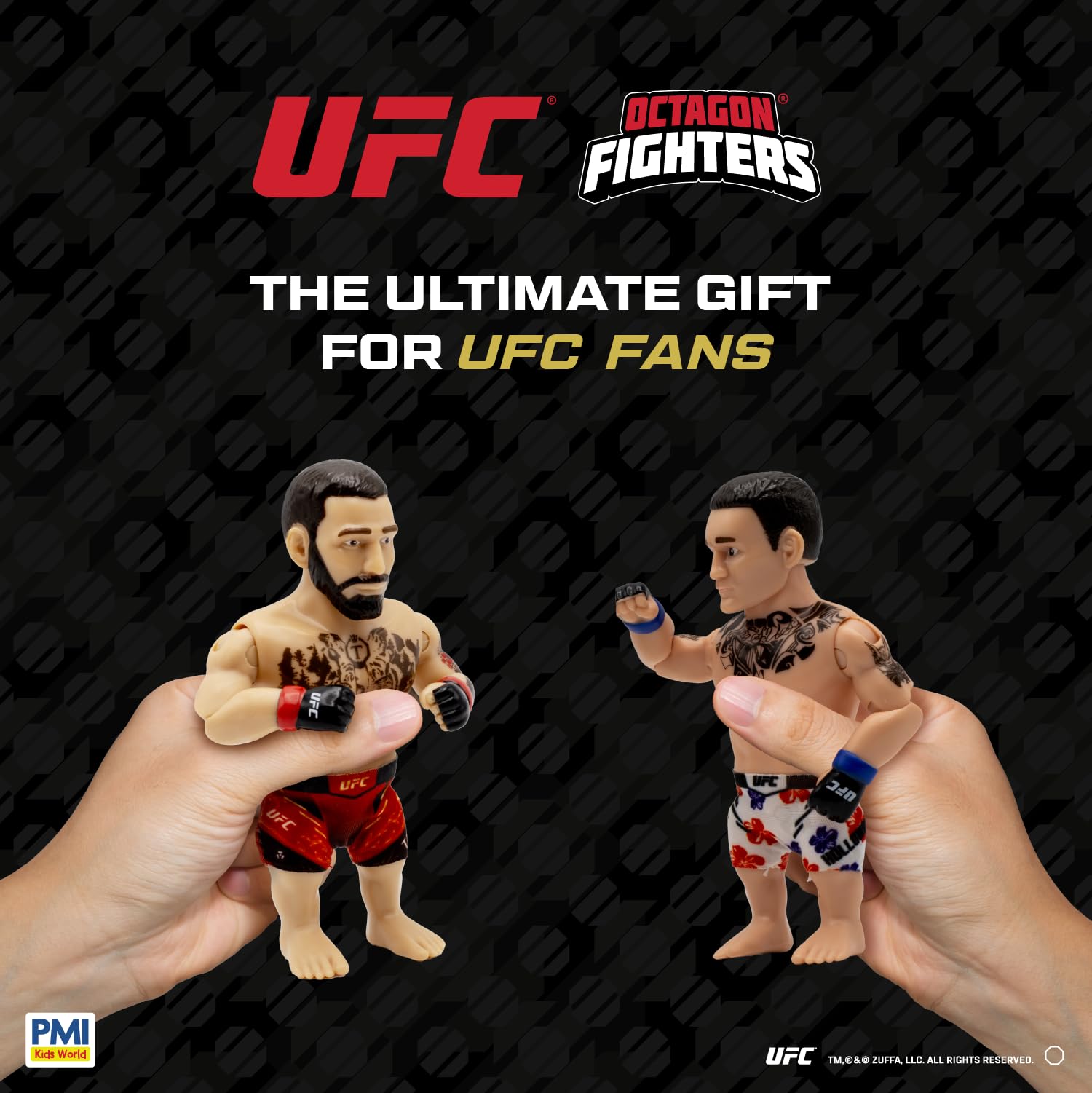 P.M.I. UFC window box packaging for safe storage and display