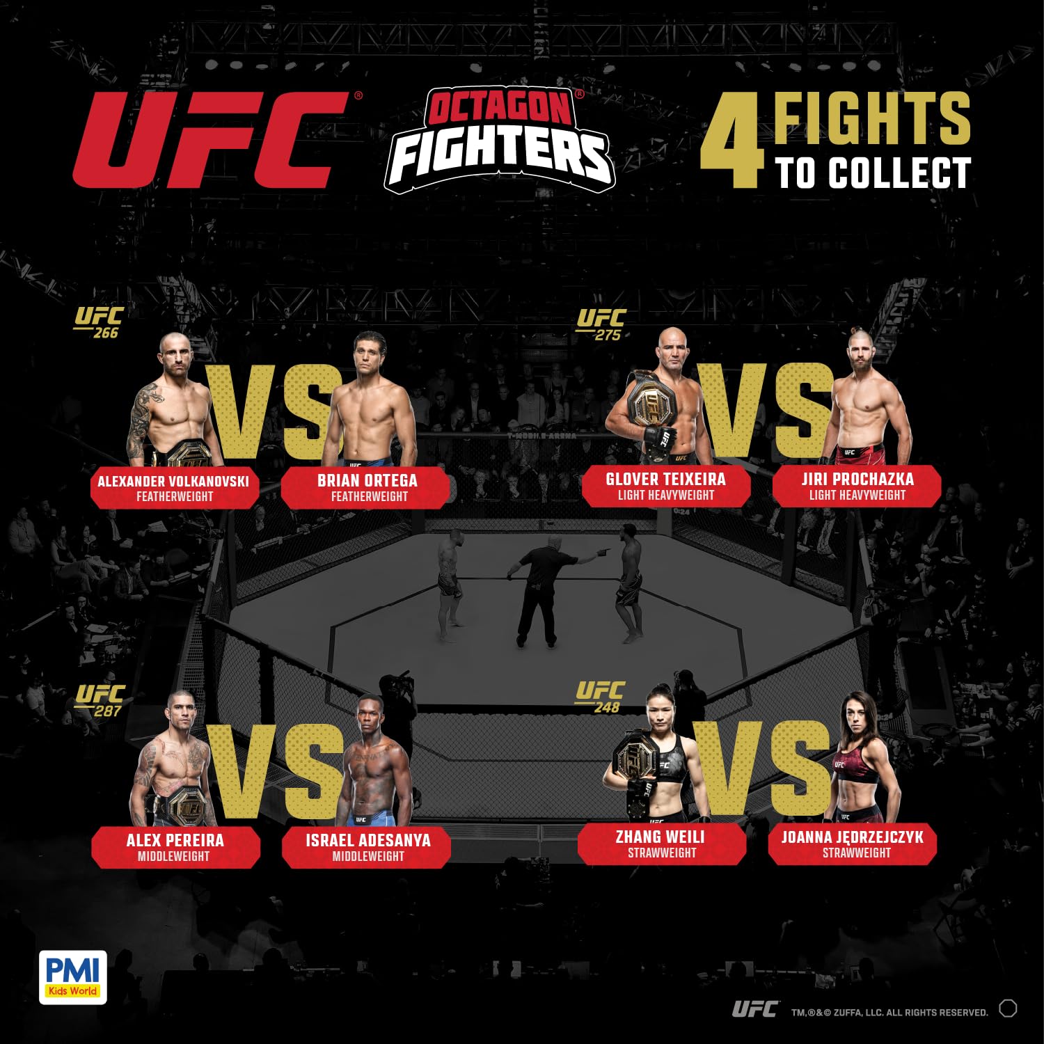 PMI UFC figures Adesanya capture precise likeness for dynamic shelf setups