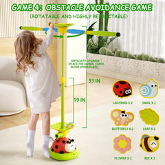 Pobaiyi 5 in 1 jump toy remote speed control for variable difficulty.
