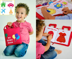 Pockets of Learning My Quiet Book Montessori inspired activities foster independent exploration.