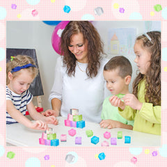 Poen colorful cube balls ideal for classroom or office relaxation routines.